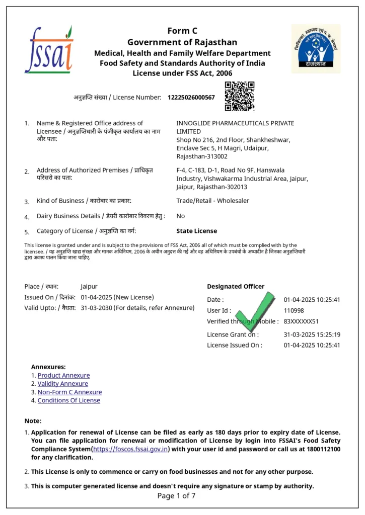 FSSAI Licence